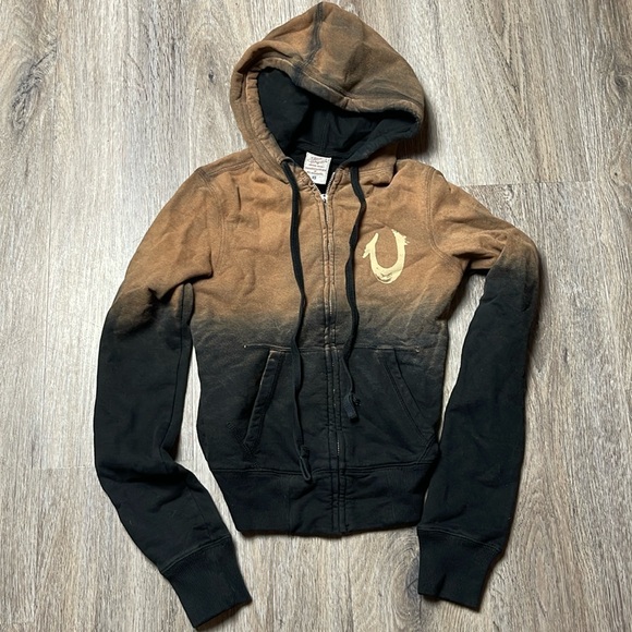 True Religion Hooded Sweatshirt Youth Extra Small - Picture 1 of 12